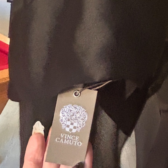 Vince Camuto Black Sheer Cardigan - Picture 3 of 4